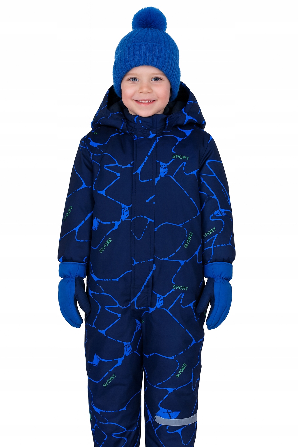 WINTER SUIT J257N ONE-PIECE FLEECE 98 Brand no brand