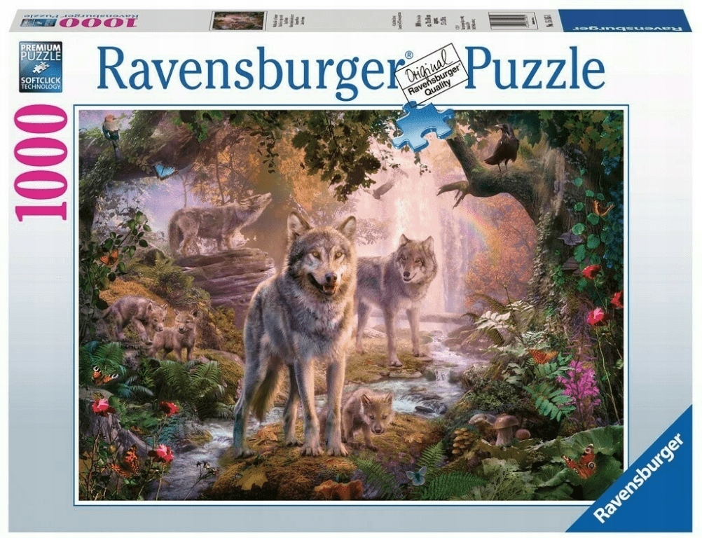 

Puzzzle 1000 Wilki w lecie