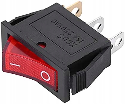 

Przełącznik Kołyskowy KCD3 15A 250V On-off