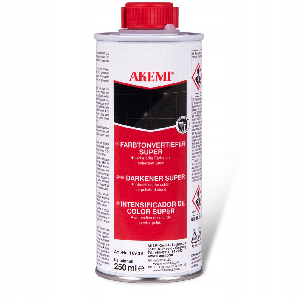 Akemi Prohlubovač Barvy Pro Leštěné Kameny, Efekt Mokrého Kamene