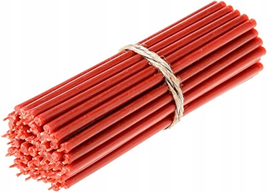 

10 x Świece cerkiewne z wosku pszczelego 15 cm