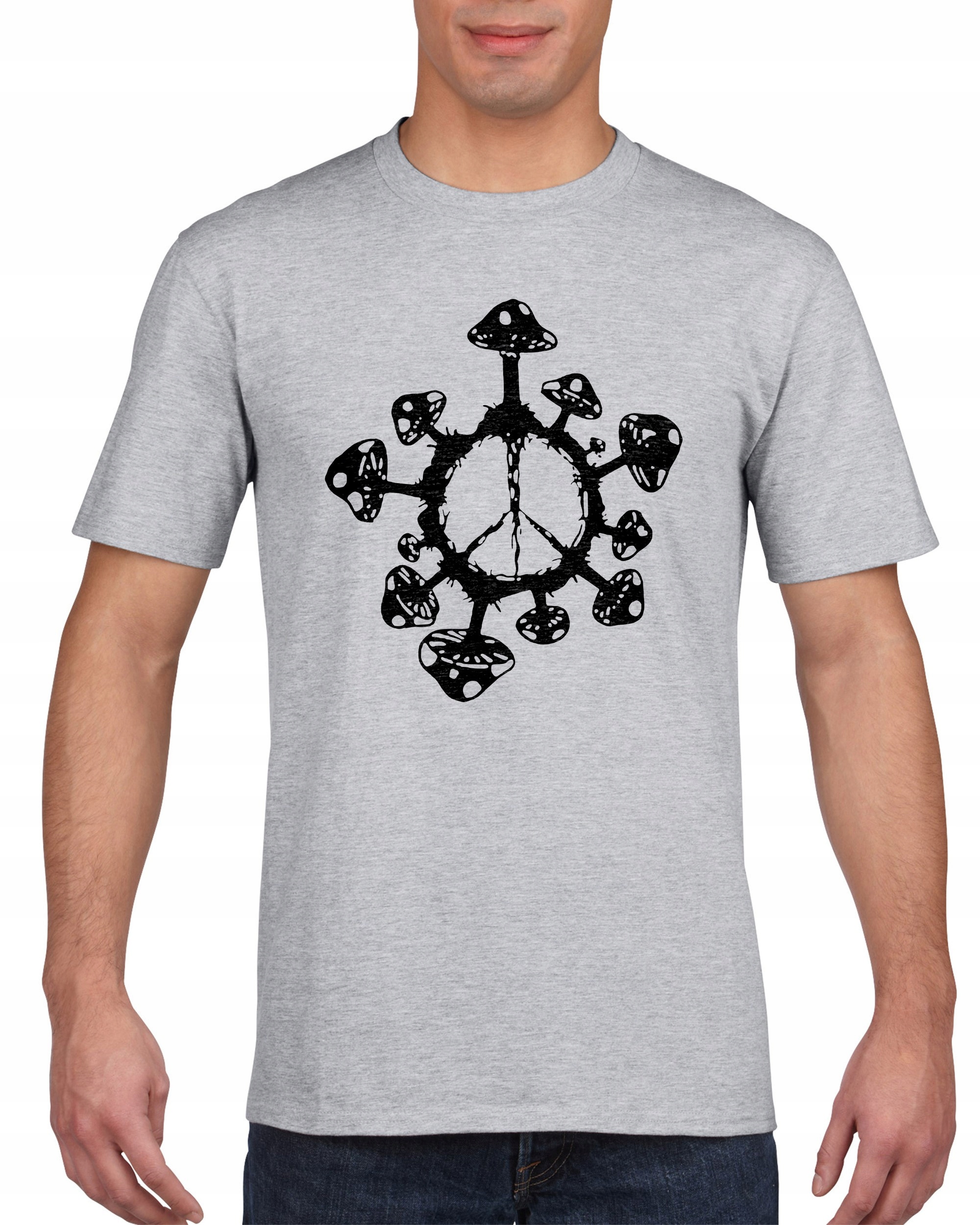 

Koszulka męska Peace Pacyfa Grzybki L