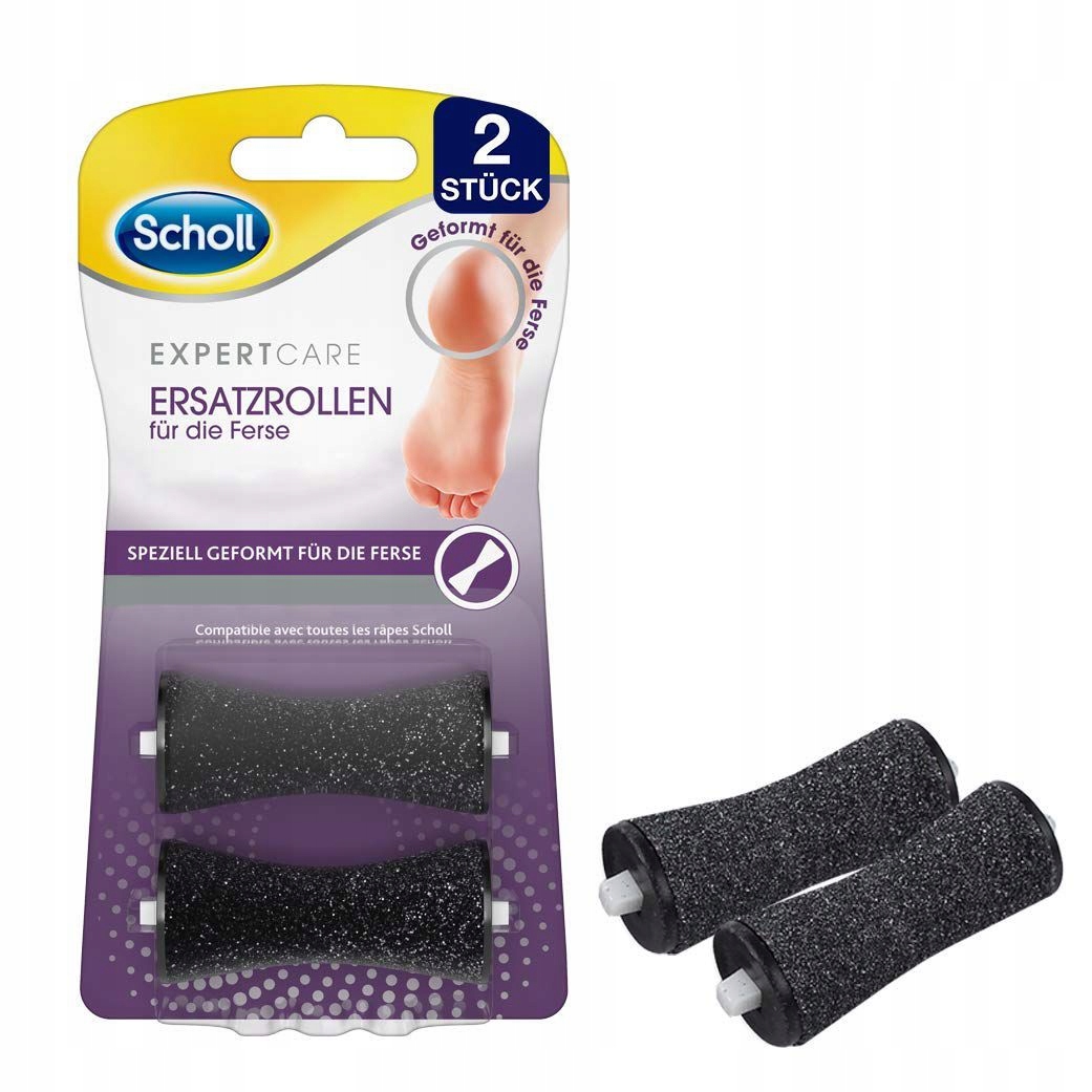 Scholl Velvet Smooth Náhradní Hlavice Rotační 2 Ks Unisex