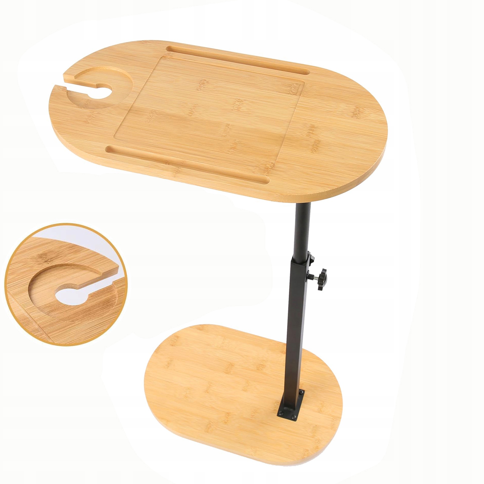 Boční Stolek Do Vany Obývacího Pokoje, Bambusová Postel, Nastavitelná Výška