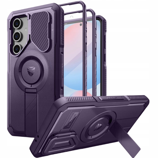 Pancerne Pouzdro Dexnor Pro Galaxy S24 Fe Pro Magsafe Ochrana Fotoaparátu Podstavec