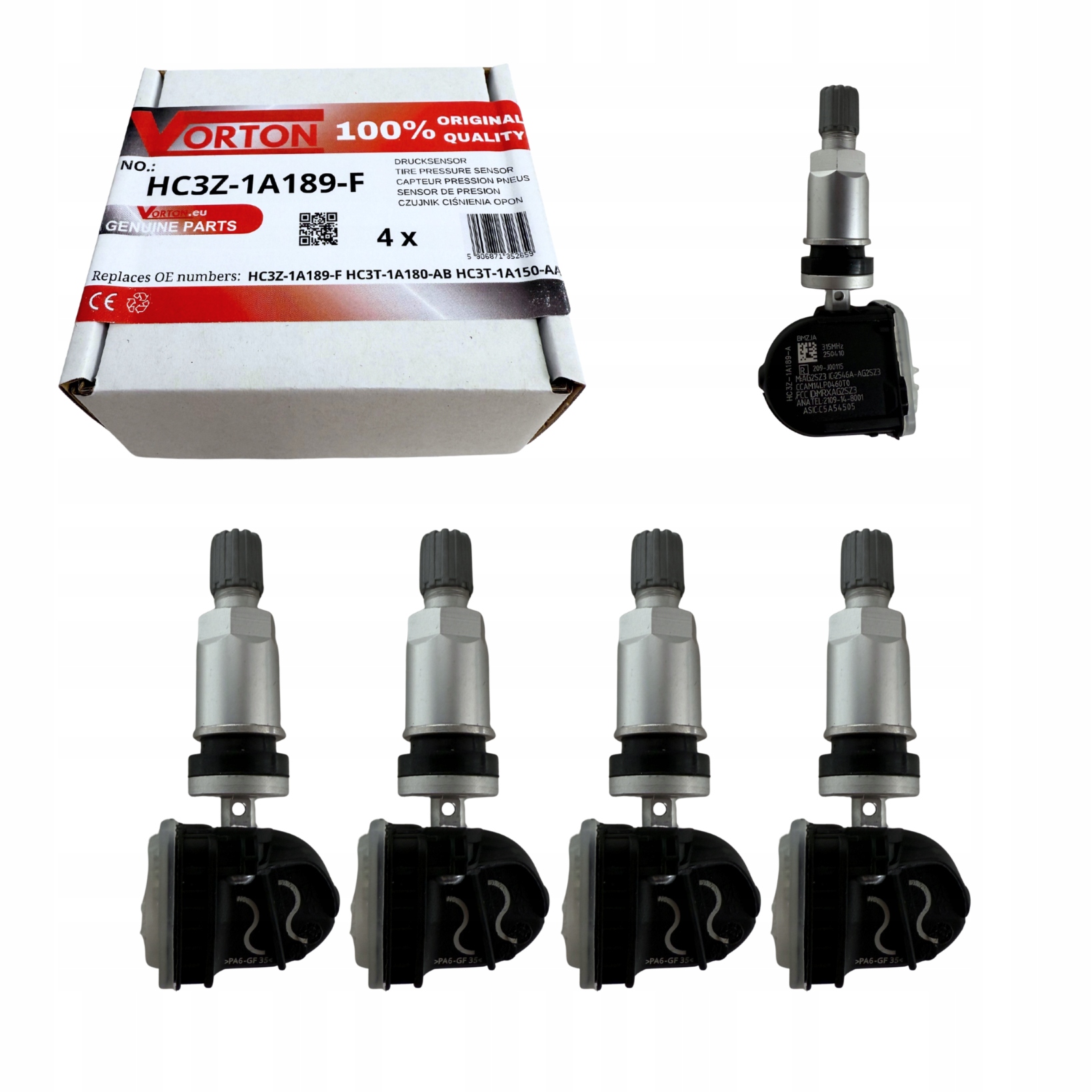 Snímače Tlaku V Pneumatikách Kol Tpms Ford Usa F-250 F-350 Expedition Ranger