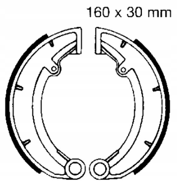 Brzdové Čelisti Mz/muz Beiwagen Etz 250 251 301 Ts 125 150