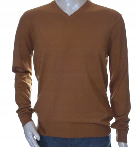 Pánský svetr z kašmíru a merino vlny XXL 2XL s kašmírovou špicí 237