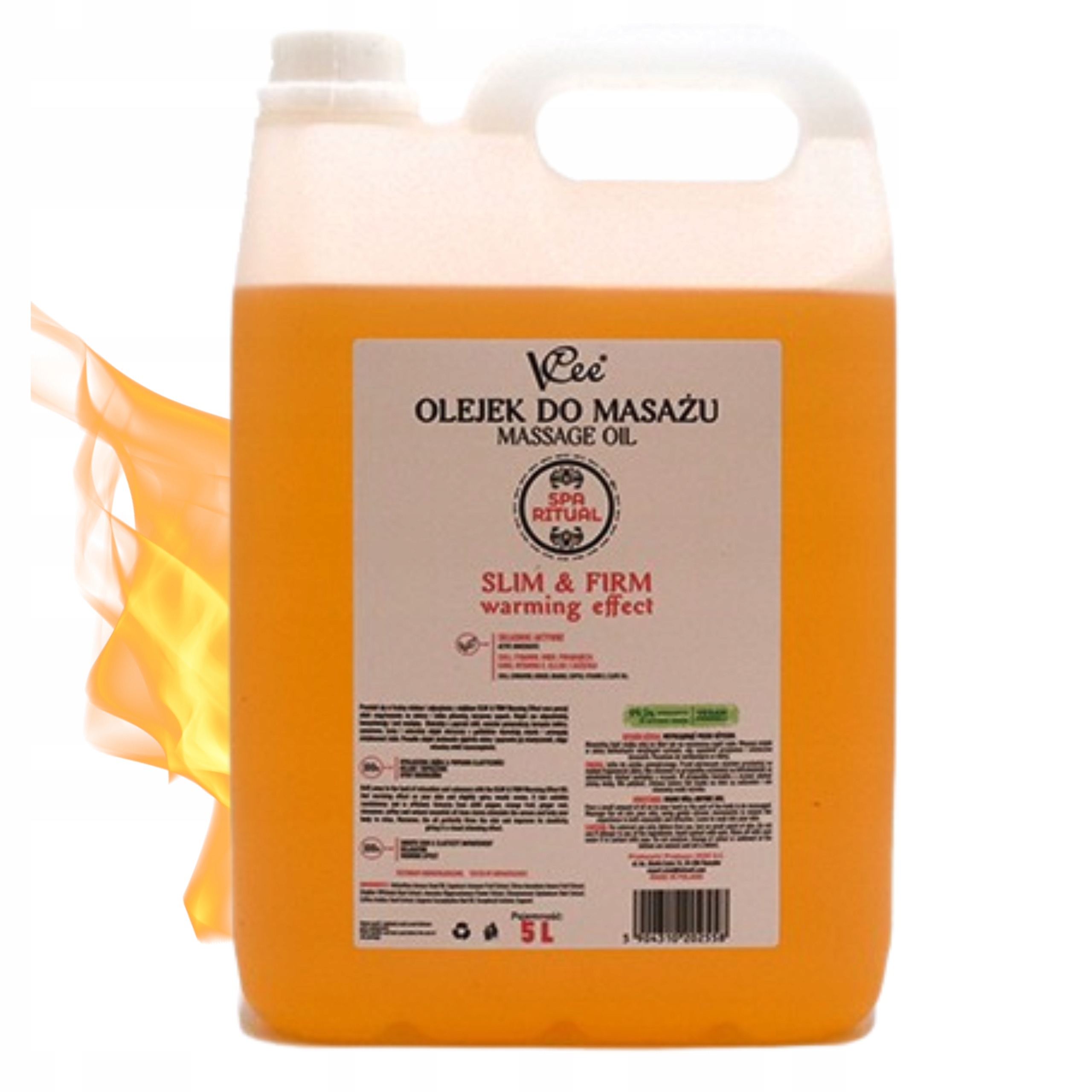 Olejek Do Masażu Naturalny Vcee 5L Wydajny Pl