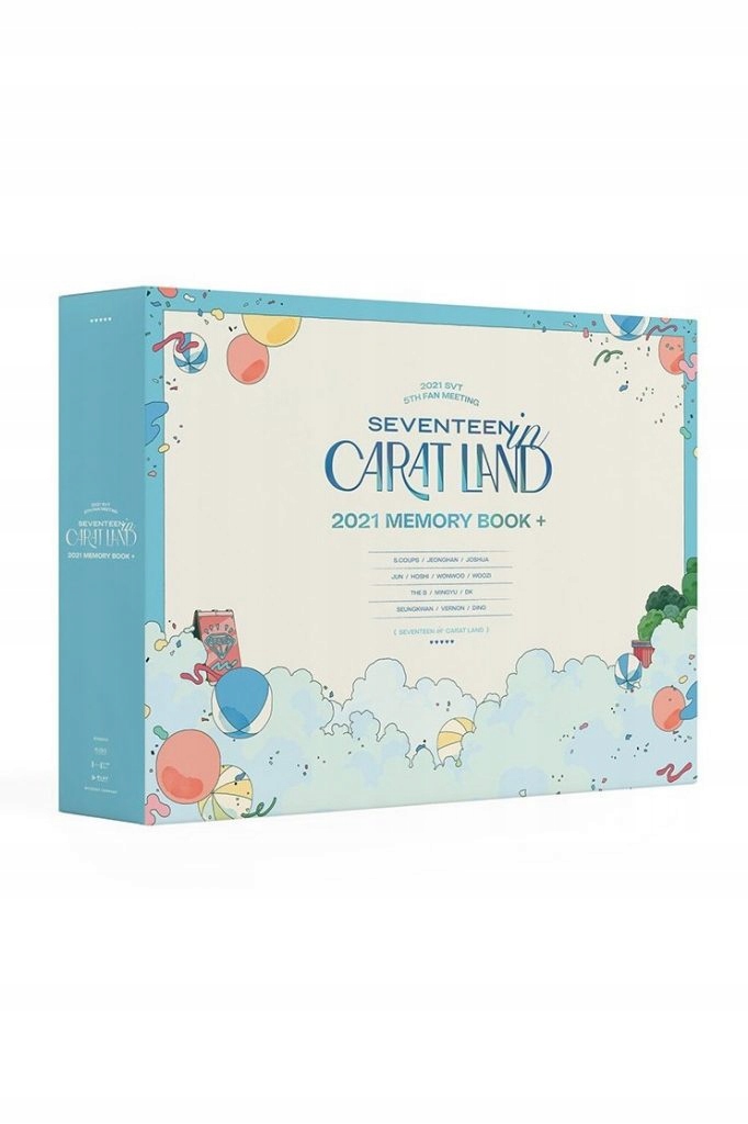 2021 SEVENTEEN in CARAT LAND MEMORY BOOK K-POP DVD