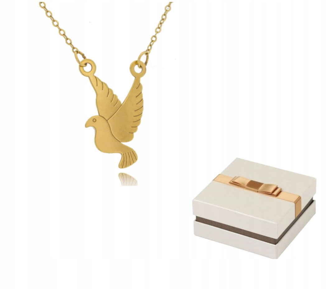 Zlato 585 Zlatý náhrdelník Holub 14 karátů ZN29