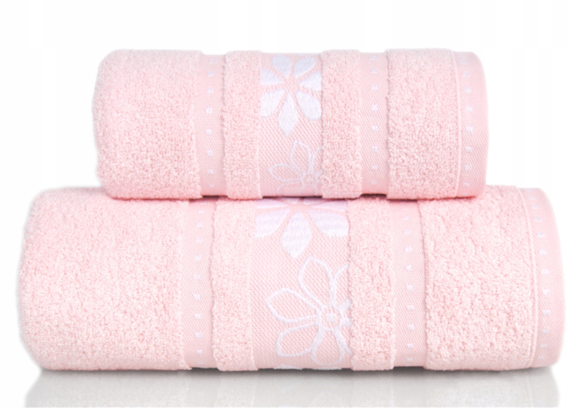 GRENO Ręczniki MARGARITA RÓŻANY komplet 3 szt.