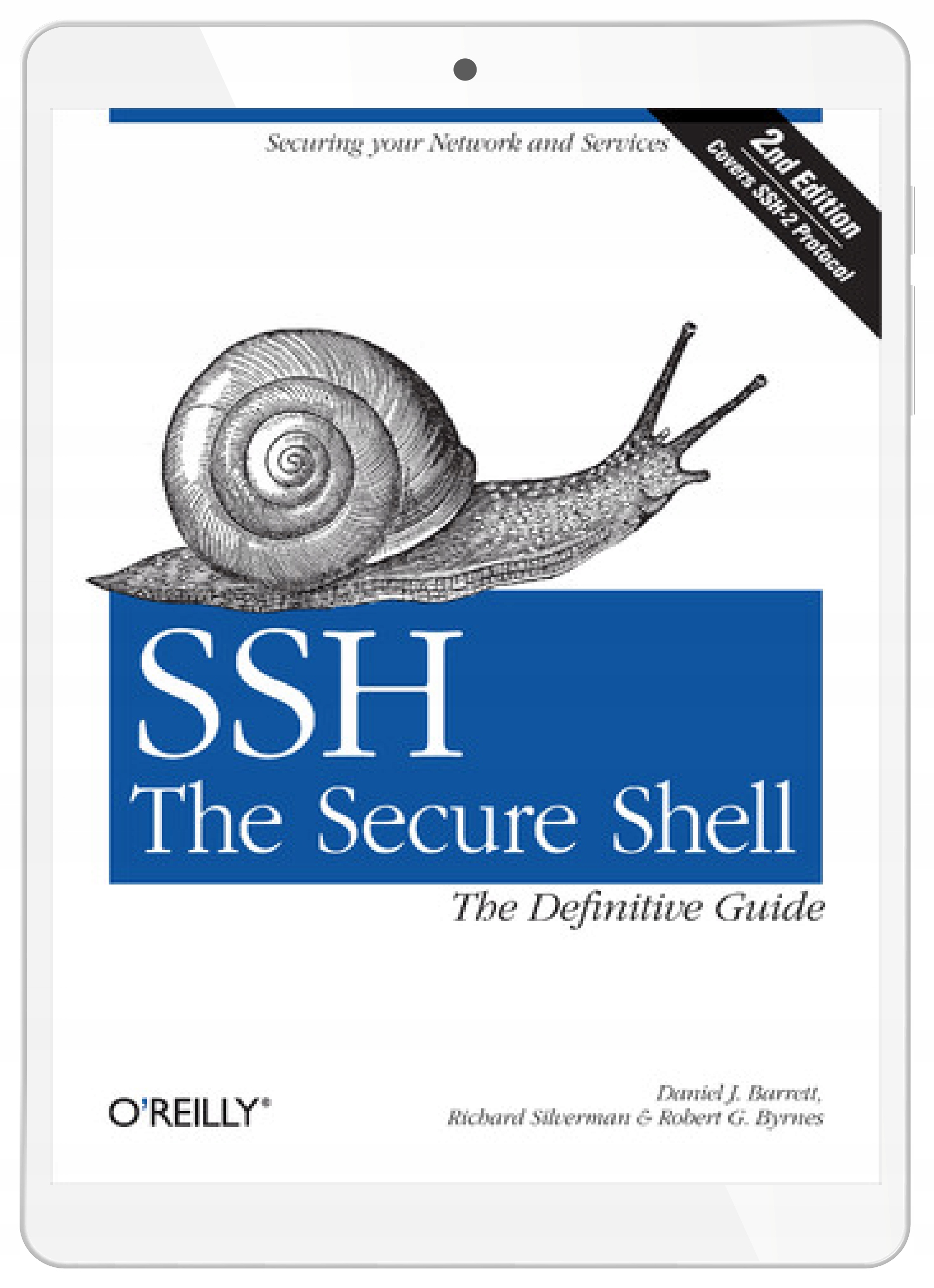SSH, The Secure Shell: The Definitive Guide. The
