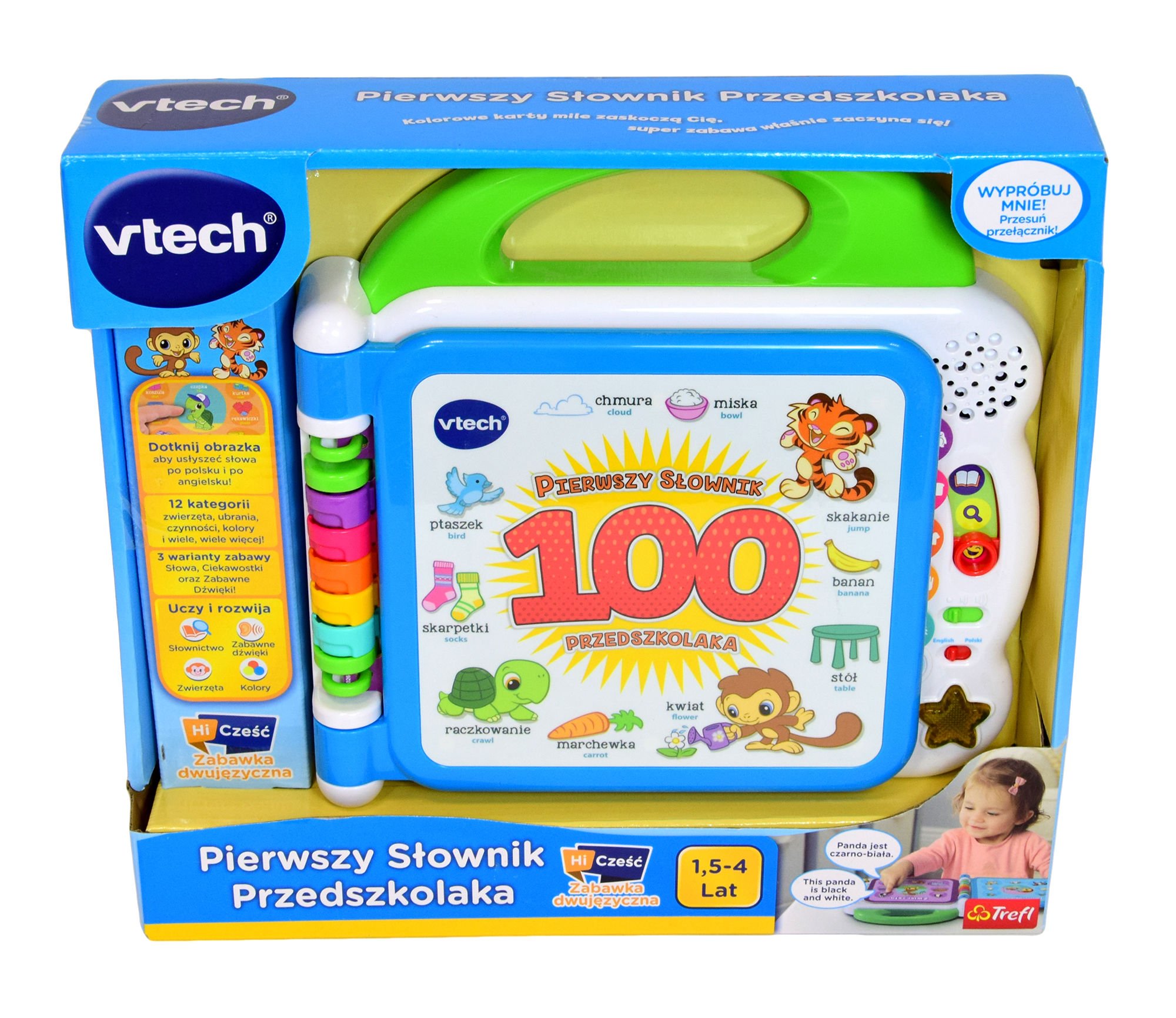VTECH PIERWSZY SŁOWNIK PRZEDSZKOLAKA 2W1 PL ANG Marka VTech