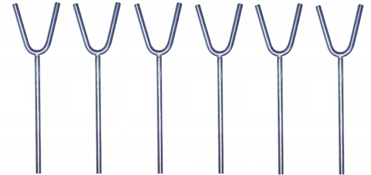 Podpórki kijek do kiełbas nierdzewka pręt 6mm 6x 64cm bp