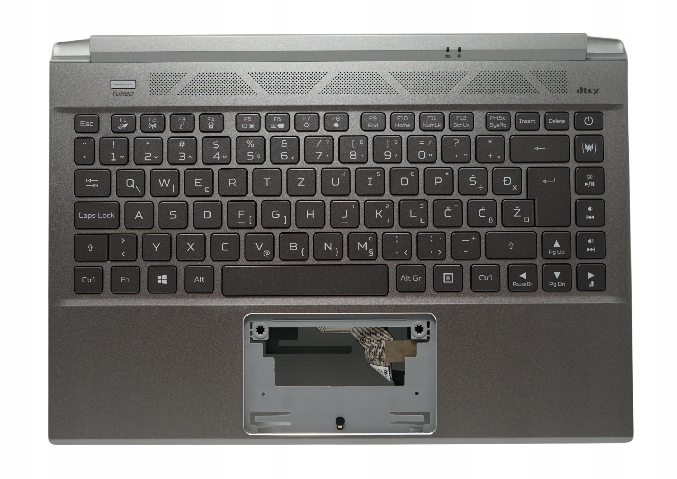 Horní Kryt Klávesnice Palmrest 6B.QBJN2.028 Acer Predator PT314-51S