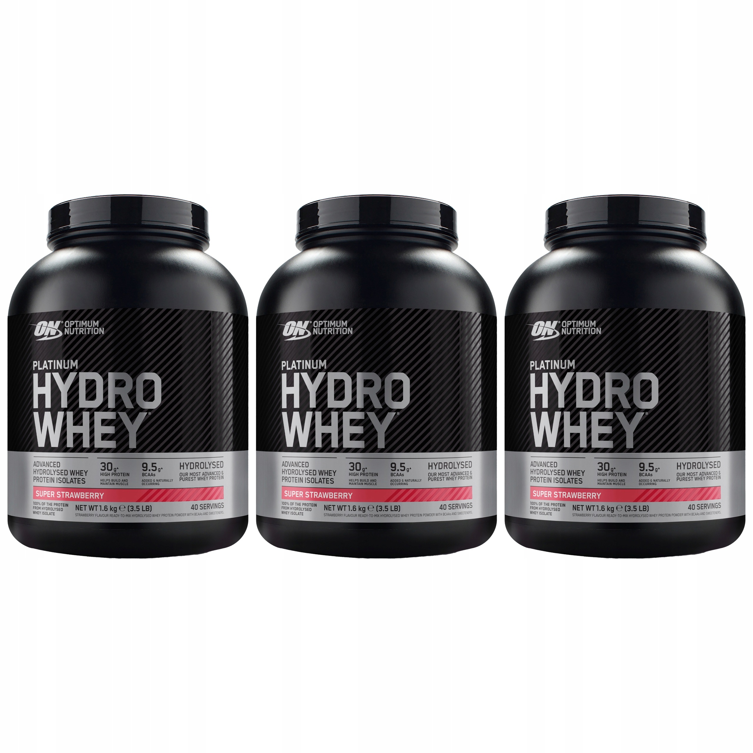 3x Protein Hydrolyzát Izolát Syrovátka 30g Bcaa Masa Svalů Optimum
