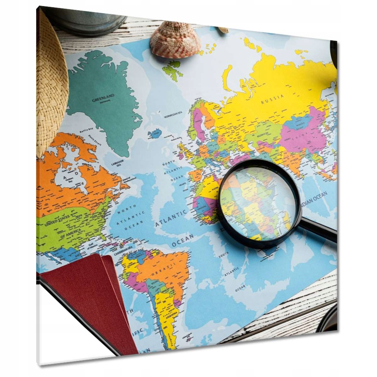 Obrazy 90x90 Geografie motiv do školy