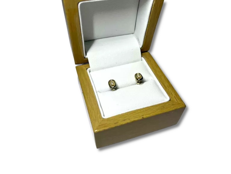 [585] UROCZE ZŁOTE KOLCZYKI 0,86G