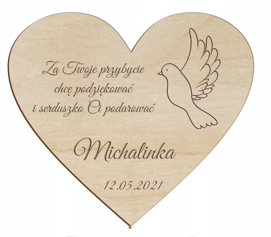 PODZIĘKOWANIE KOMUNIA CHRZEST 1 SZT MAGNES