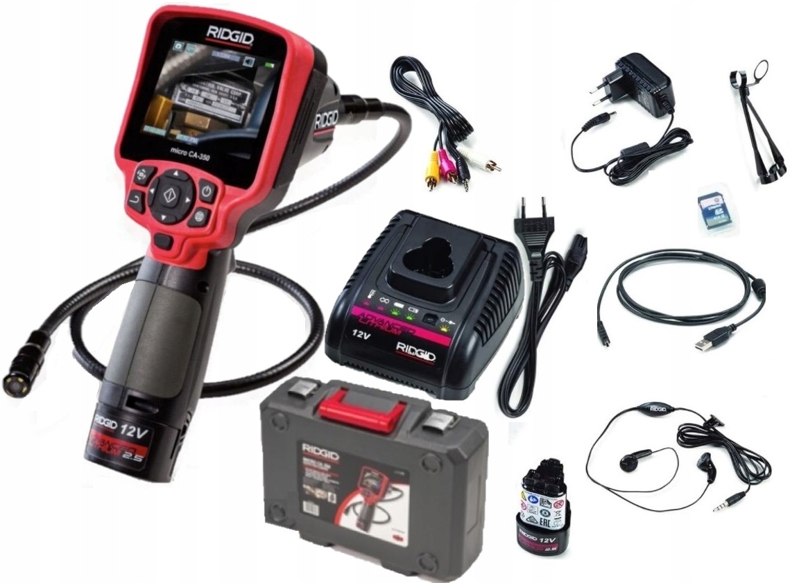 Inšpekčná kamera Micro CA-350X Ridgid Wi-Fi Bt