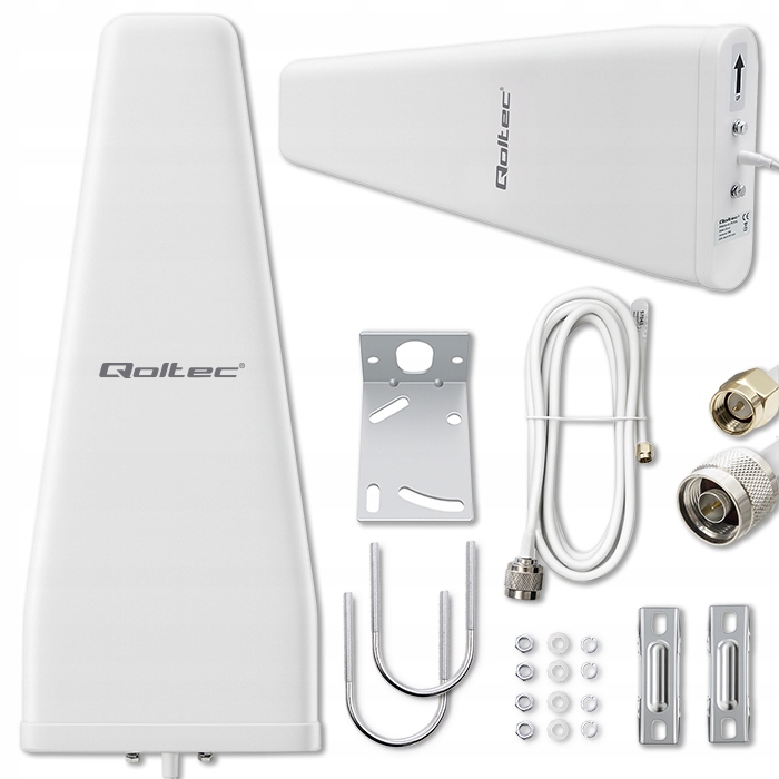 Silná 4G Lte anténa Qoltec Dual 14dBi externí pro router/modem