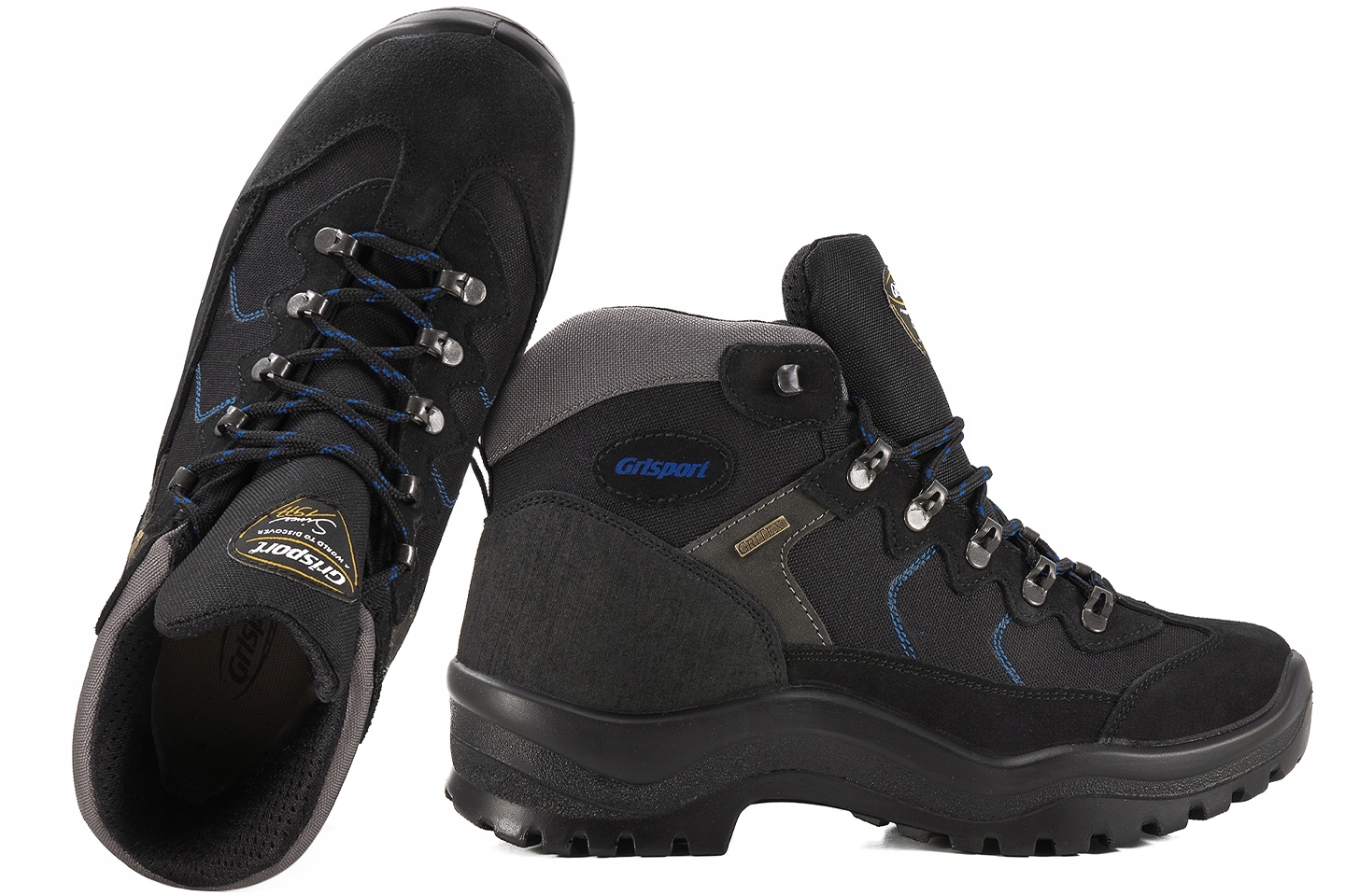 Grisport 13610S70 Vysoké Trekové Boty Membrána Pu Kůže Černá 46