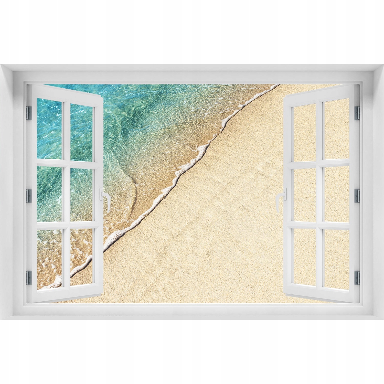 

Okno Naklejka ścienna Fala na plaży 150x100