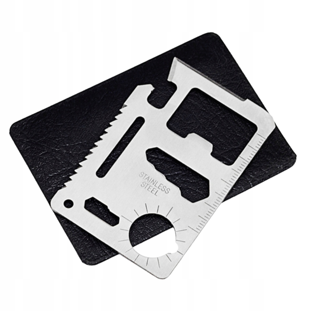 Karta Przetrwania Przeżycia Narzędzie Multitool 11w1 Survival