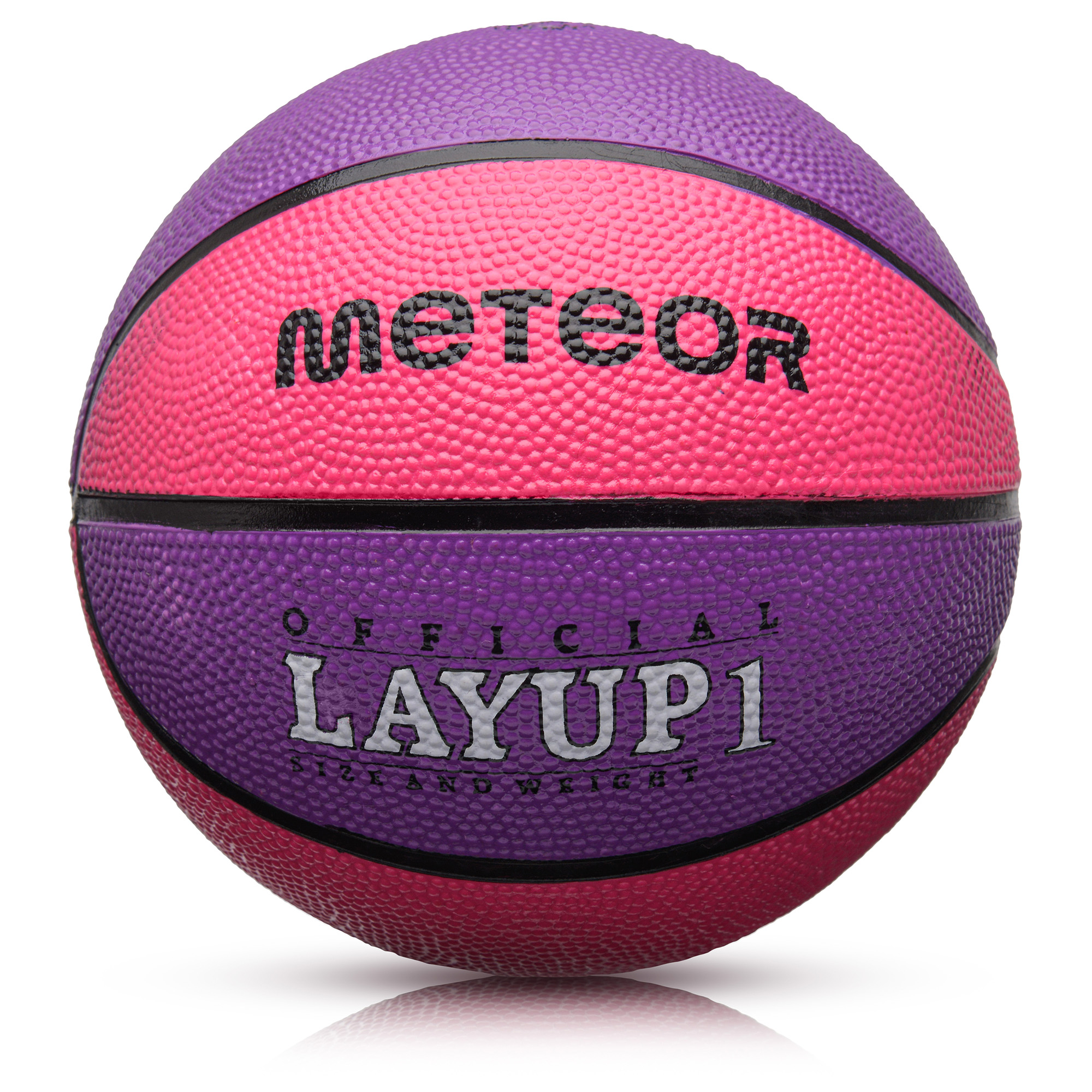 PIŁKA KOSZOWA DO KOSZYKÓWKI METEOR LAYUP MINI #1 dla dzieci 1-3 lat