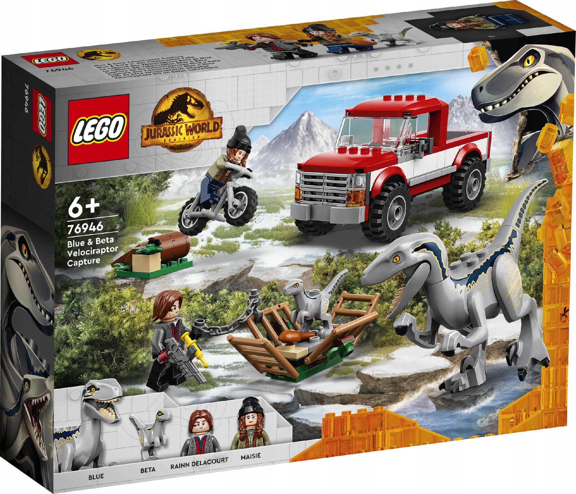 

Lego Jurasic World Schwytanie welociraptorów 76946
