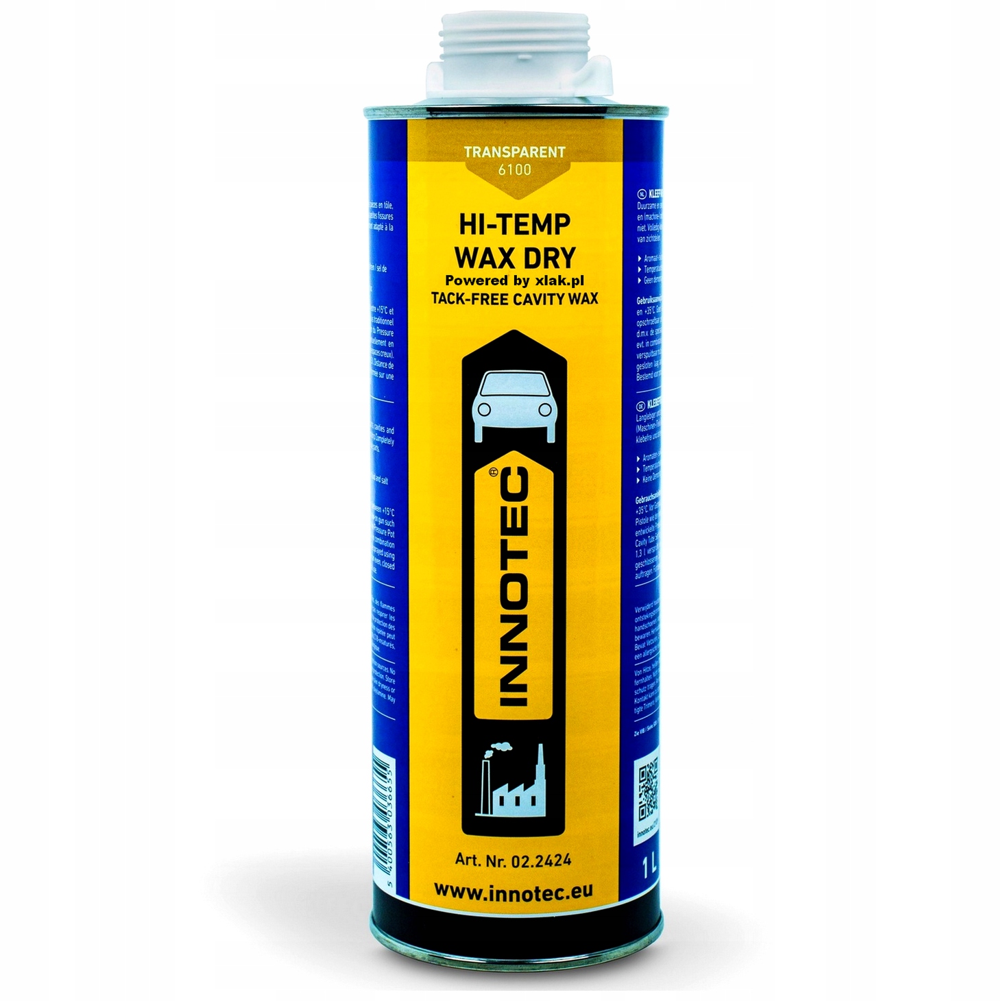 Wosk Bezbarwny Suchy INNOTEC Hi-Temp Wax Dry 170 °C Konserwacja Podwozia