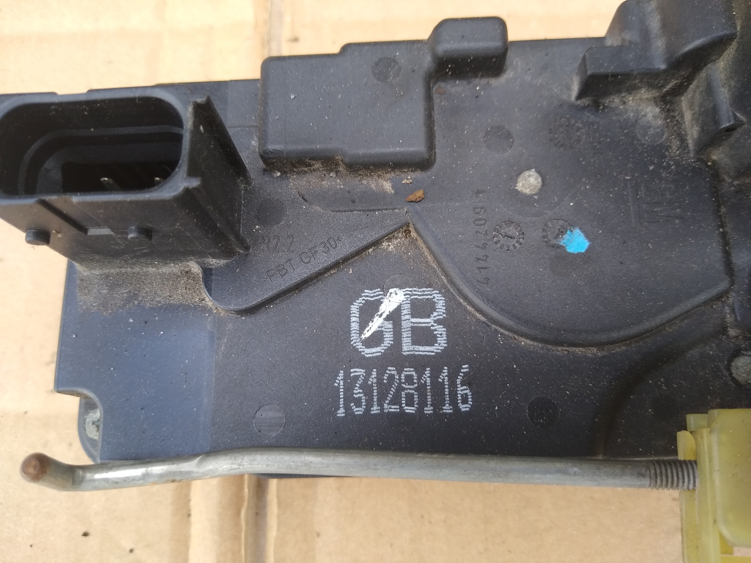 lock door 13128116 rear part right OPEL ASTRA H
