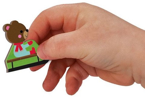 JANOD Układanka Magnetyczna 4 Pory Roku Magnesy 3+ Magnetibook dla dzieci Marka Janod