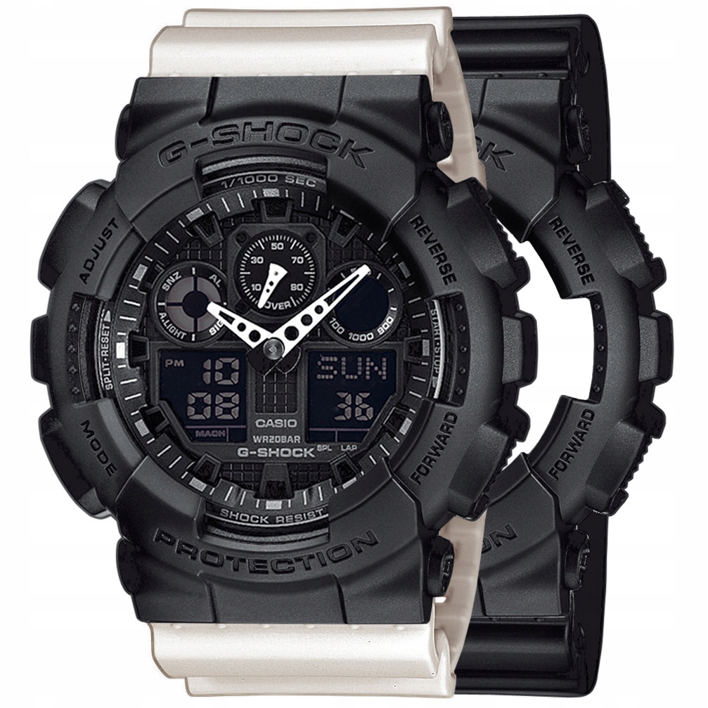 Hodinky Casio G-Shock Set GA-100-1A1ER Bezel 10358741 Řemínek 10395227 20
