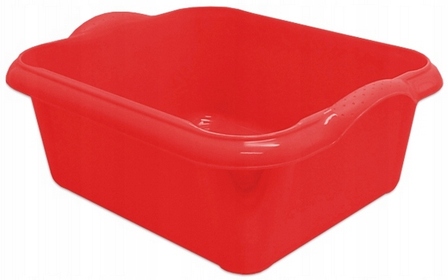 

Miska plastikowa Kwadratowa Czerwona 8L