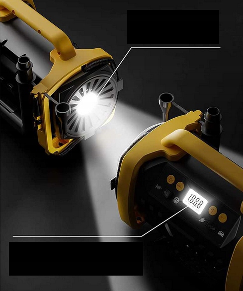 KOMPRESOR SAMOCHODOWY 12V 230V PRZENOŚNA KOMPAKTOWA POMPKA DO MATERACY AGOG Marka inna