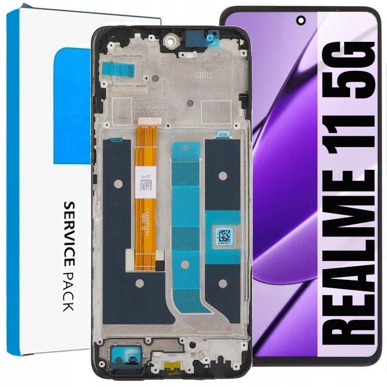 Displej Pro Realme 11 5G Originál LCD Obrazovka Rámeček
