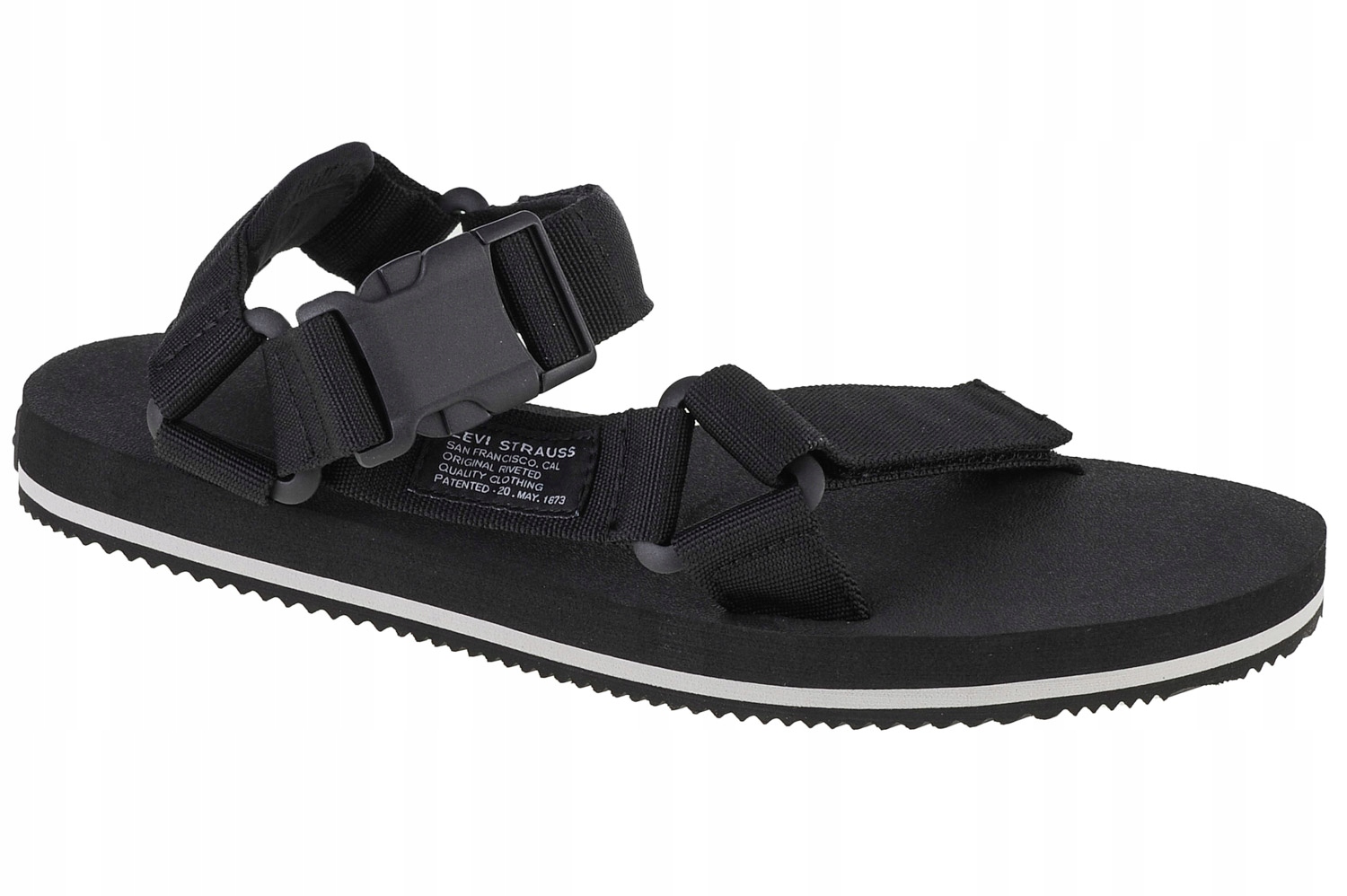 Levi's Tahoe Refresh Sandals [46] Pánské sandály Látka Černá