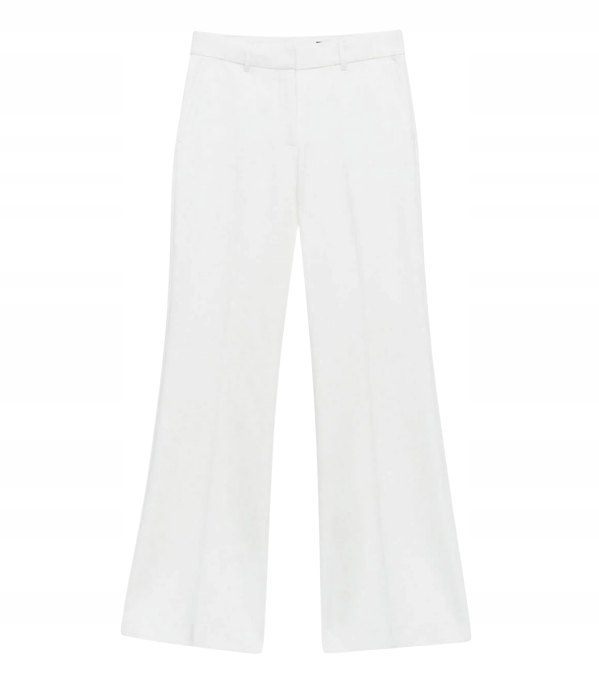 Dámské látkové kalhoty Stockh LM Ines velikost 38, bílé