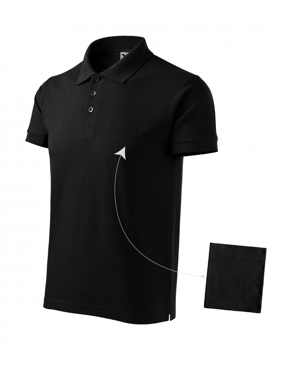 

Koszulka polo męska Cotton 212 czarny L pod Logo