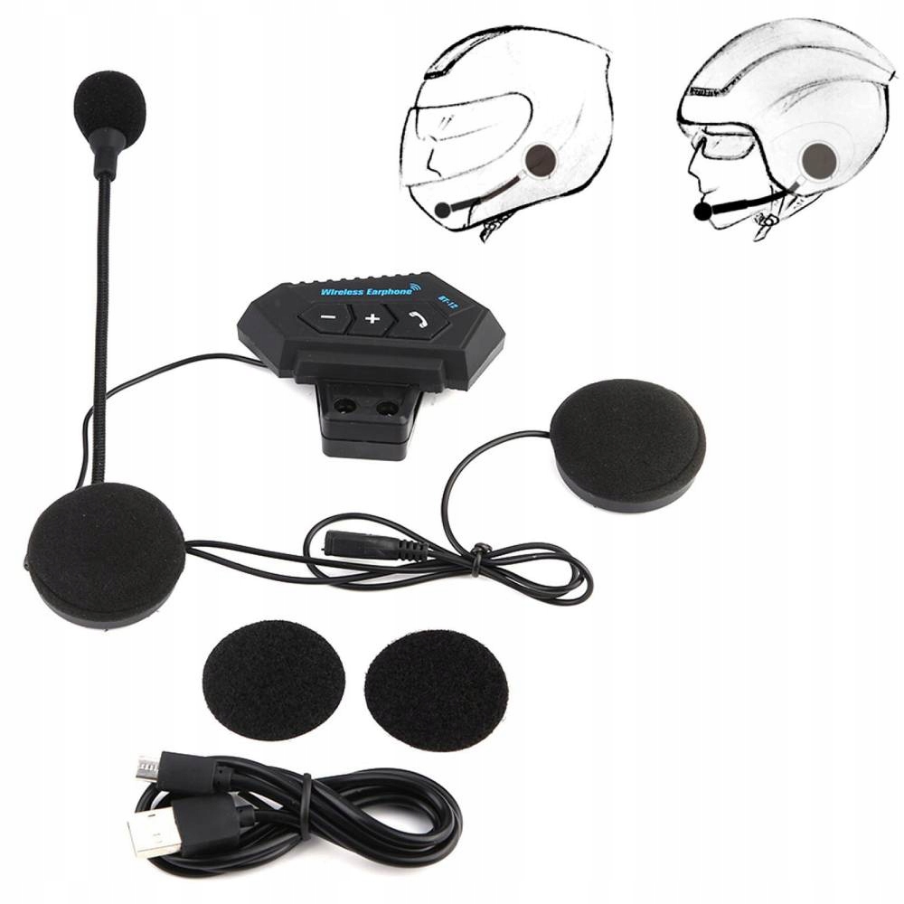 Słuchawki Bluetooth Kask Motocykl do Kasku Niska cena na