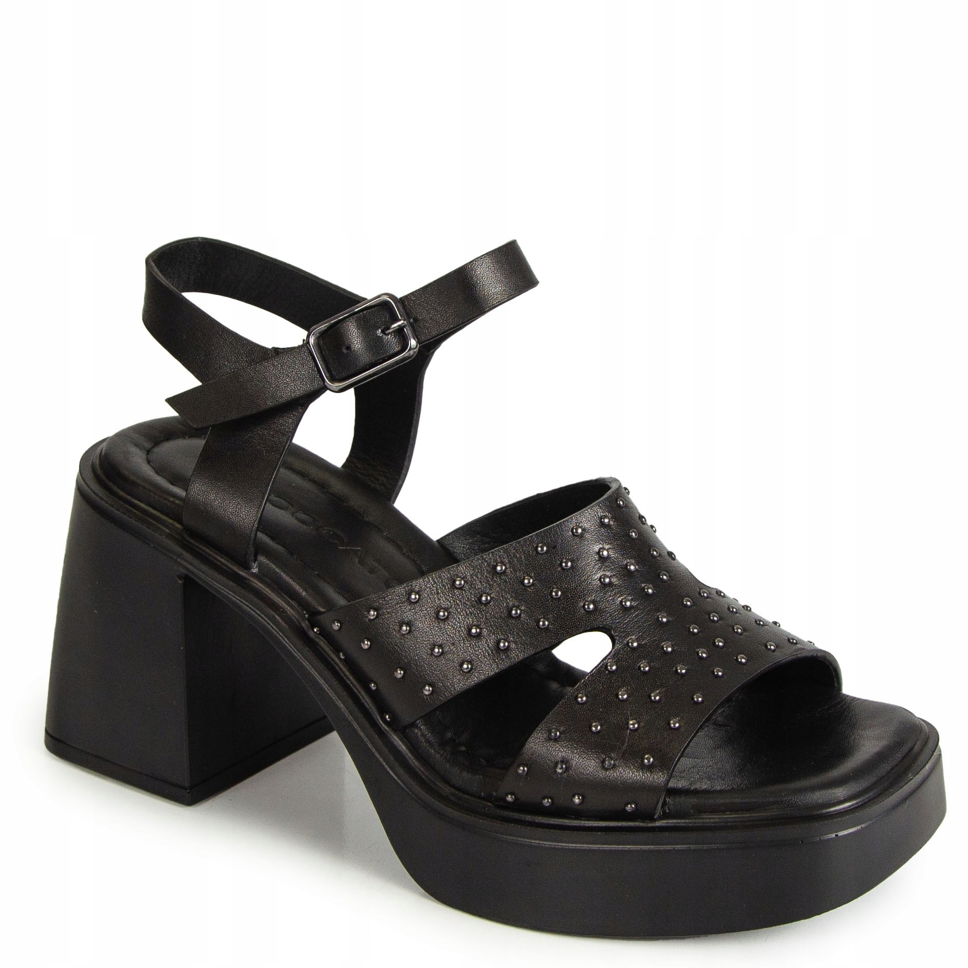 Boccato 149.3968 Černé Kožené Lícové Sandály 39