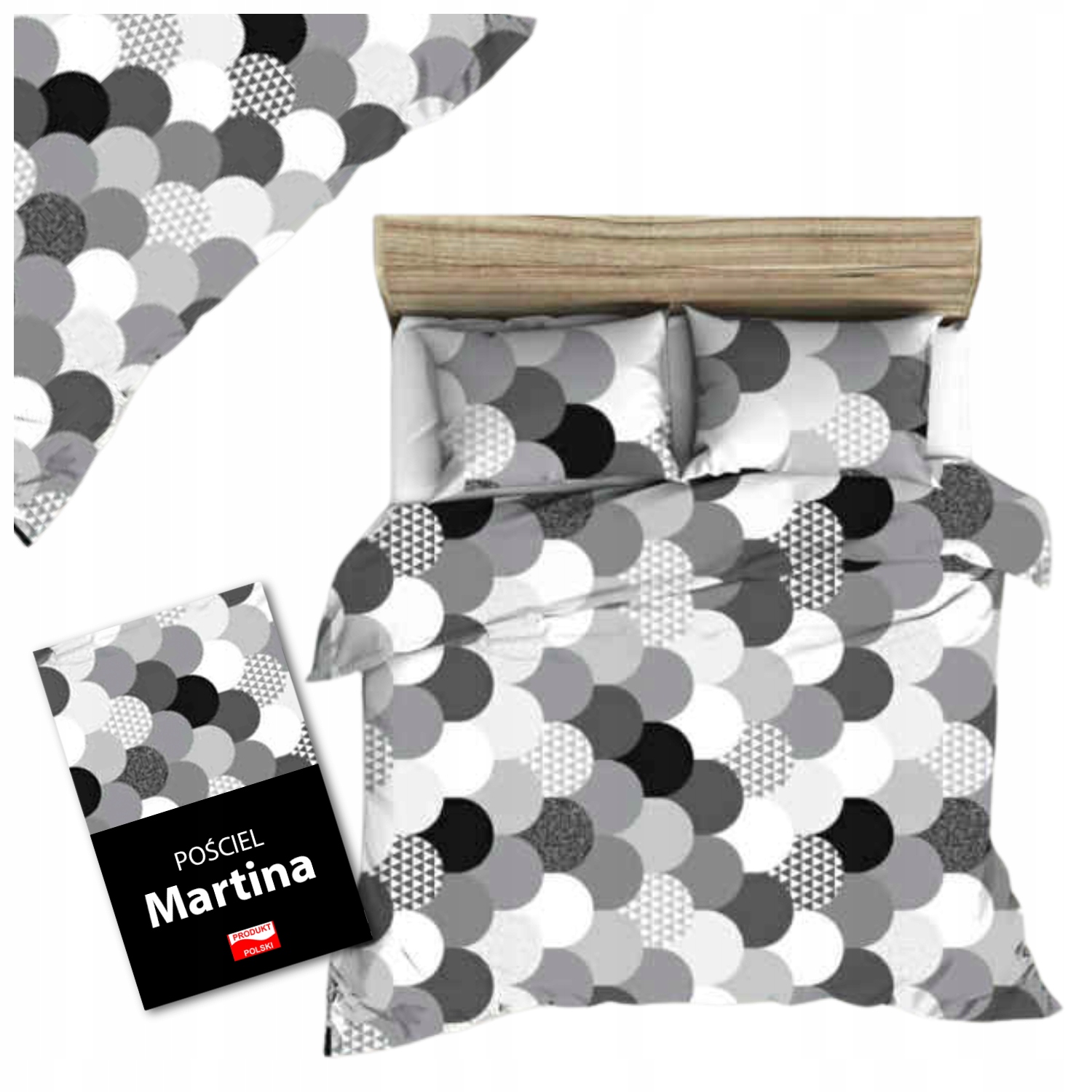 Povlečení souprava 220x200 100% Bavlna kroužky na zipy, šedá