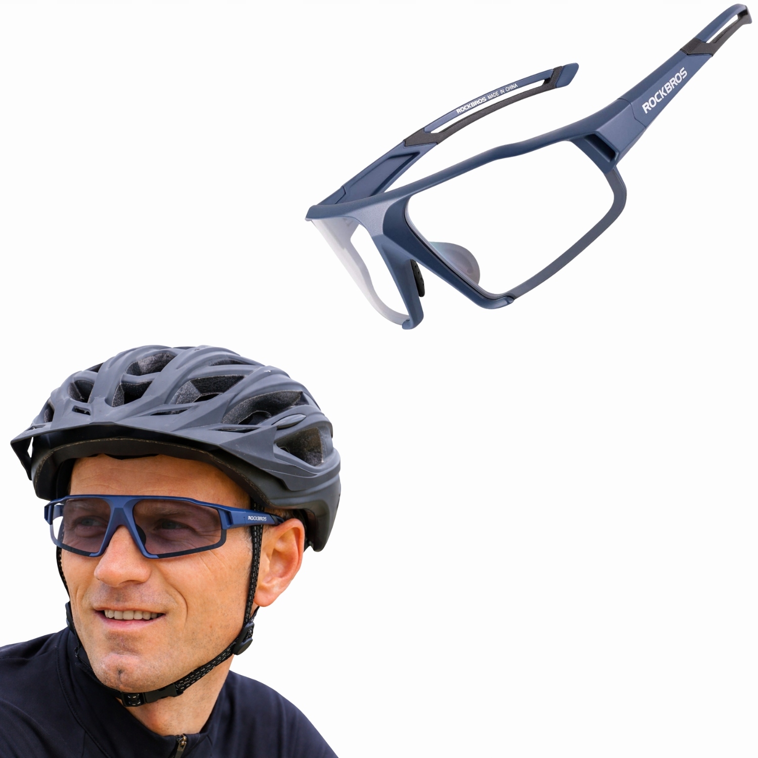 Sportovní Cyklistické Brýle Na Fotochromatické Kolo UV400 Ultralehké Rockbros