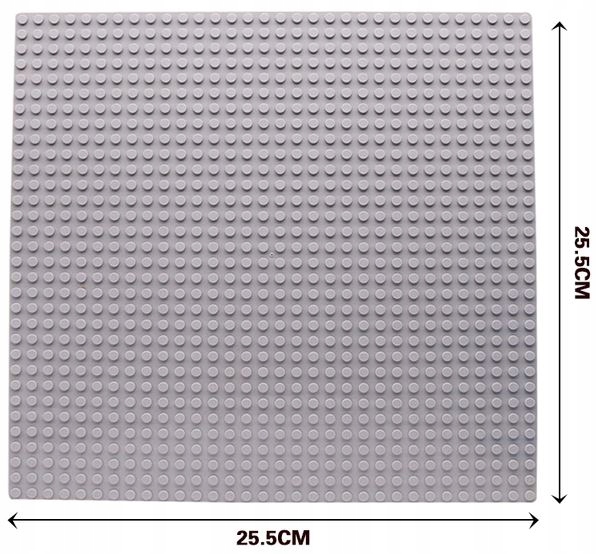 PŁYTA KONSTRYKCYJNA 32X32 PINY JASNO SZARA KLOCKI