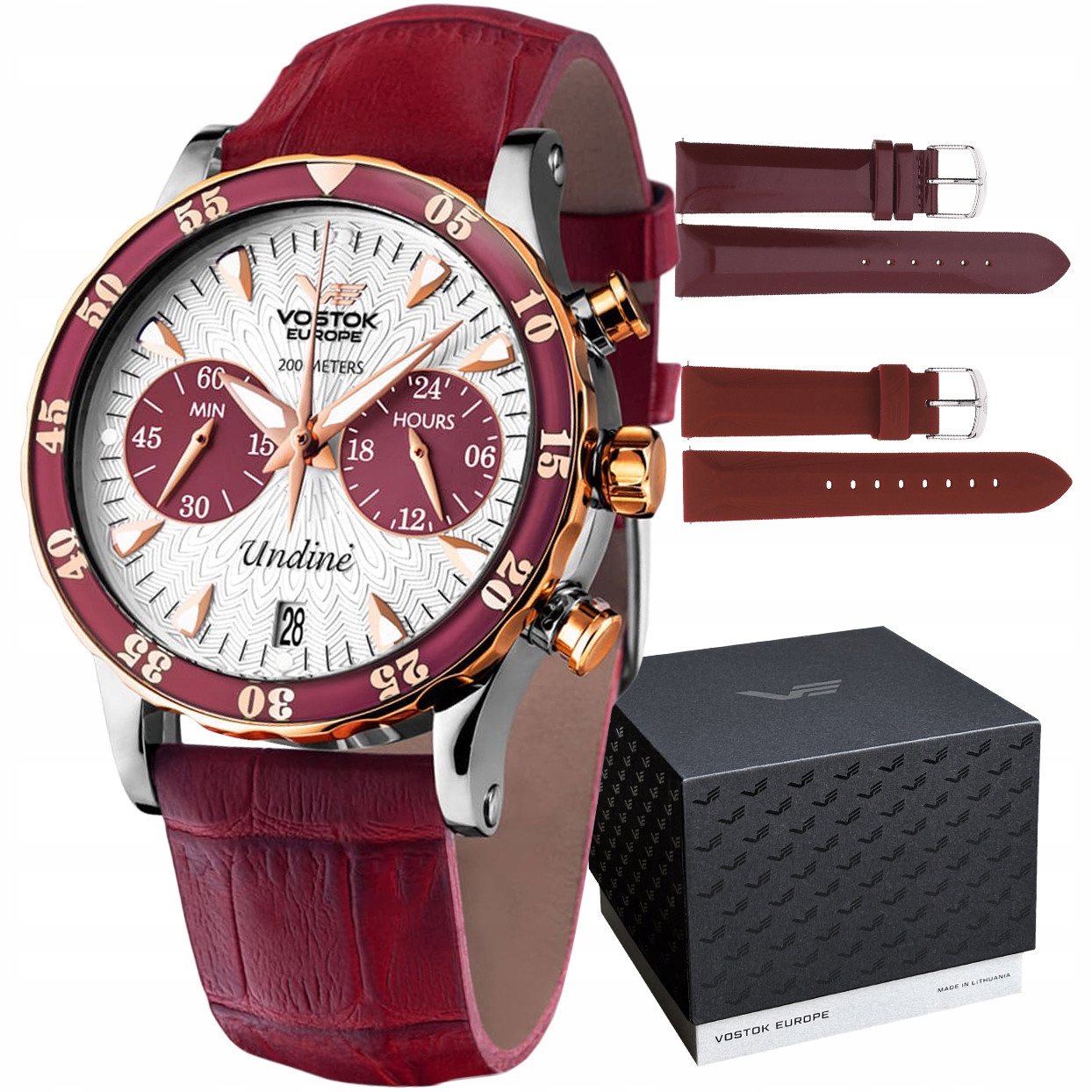 Dámské hodinky Vostok Europe VK64-515E567 růžové