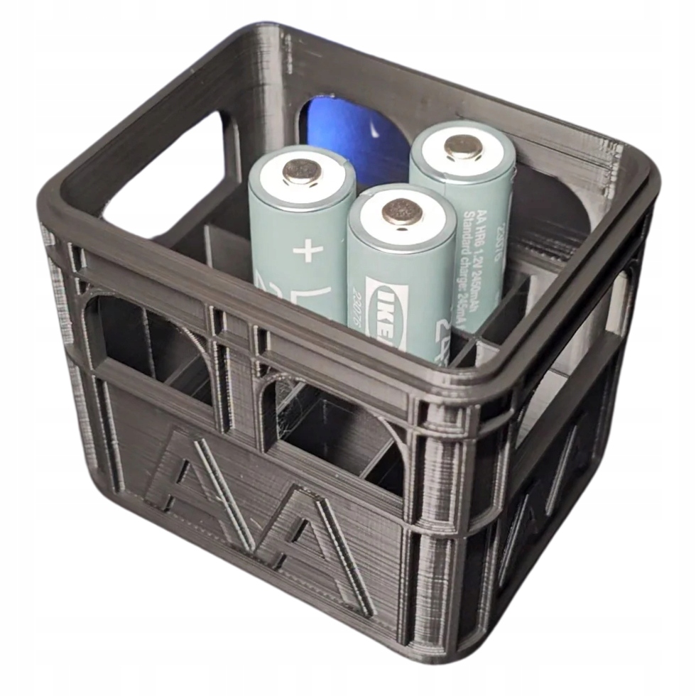 Organizer Na Baterie Komplet Aaa Aa Akumulatorki Pudełko Paluszki Eko