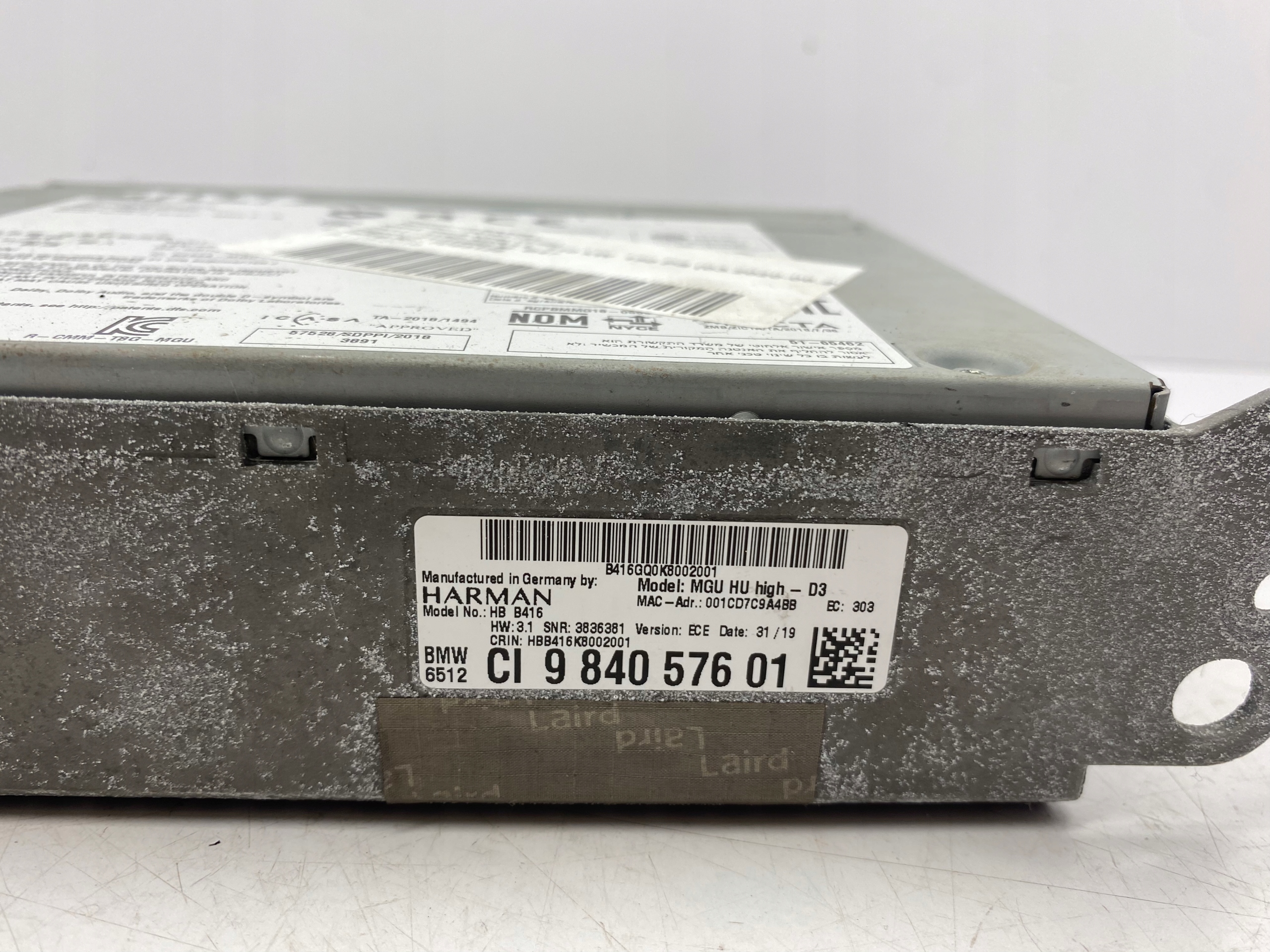 BMW G01 3 G20 G30 navigation GPS 9840576