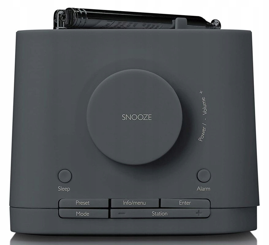 Radio Hi-Fi Lenco CR-620 DAB+ RDS AUX Zegar Sleep Kolor szary